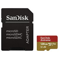 SanDisk Extreme microSDXC 128GB 160MB/s + adaptér