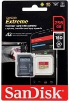 SanDisk Extreme microSDXC 256GB 160MB/s + adaptér