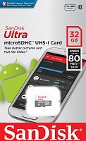 SanDisk Ultra microSDHC 32GB 80MB/s