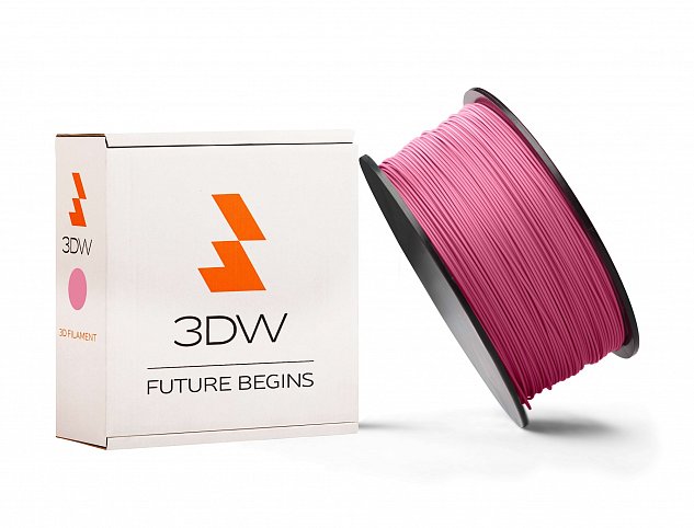 3DW - ABS filament 1,75mm růžová, 1kg, tisk 200-230°C