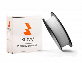3DW - ABS filament 1,75mm bílá, 0,5 kg, tisk 220-250°C