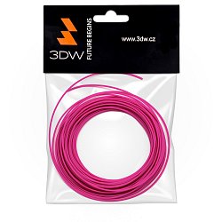 3DW - ABS filament 1,75mm růžová,10m, tisk 200-230°C