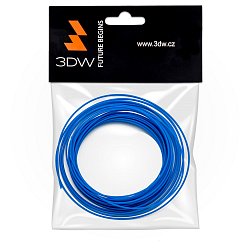 3DW - PLA filament 1,75mm modrá, 10m, tisk 190-210°C