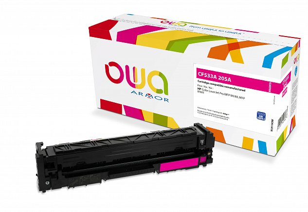 OWA Armor toner pro HP CF533A, červená/magenta