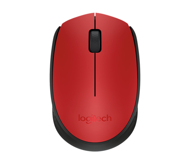 promo myš Logitech Wireless Mouse M171, červená