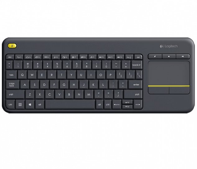 Logitech Wireless Touch Keyboard K400 plus, USB,US