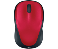 myš Logitech Wireless Mouse M235 nano, červená