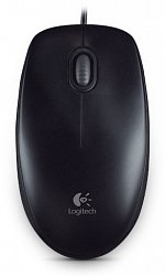 promo Myš Logitech B100 Optical USB Mouse, černá