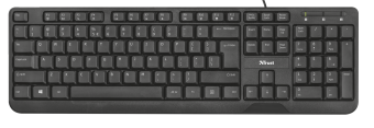klávesnice TRUST Ziva Multimedia Keyboard CZ/SK