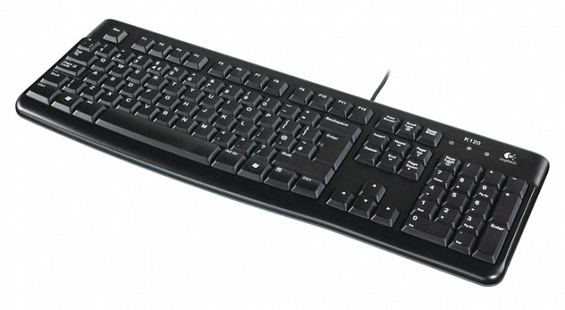 promo Klávesnice Logitech Keyboard K120, USB, CZ