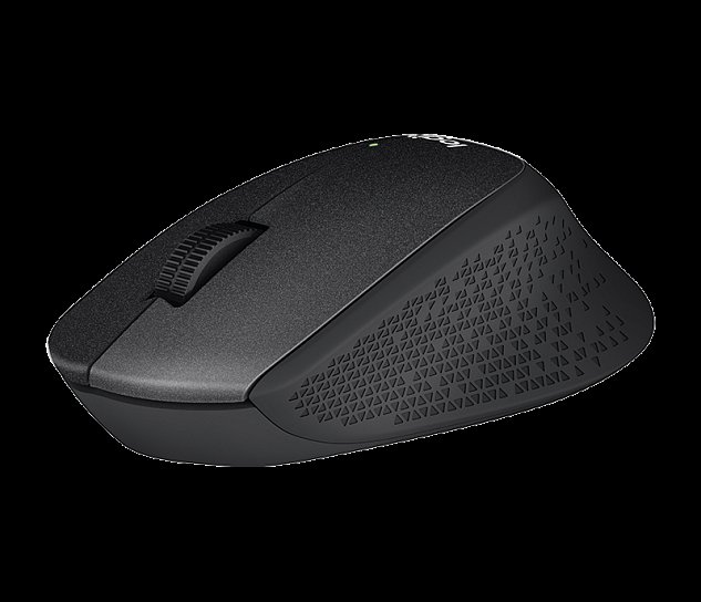 myš Logitech Wireless Mouse M330 silent plus, čern