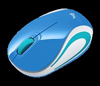 myš Logitech Wireless Mini Mouse M187 modrá