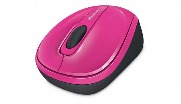Microsoft Wireless Mobile Mouse 3500, růžová
