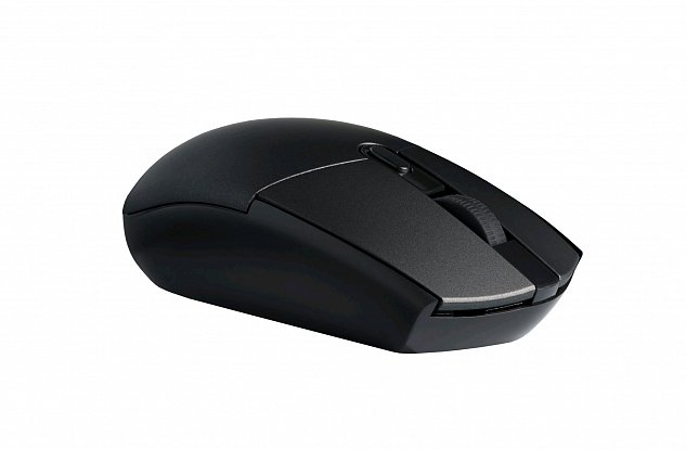 Myš C-TECH WLM-06S, černo-grafitová, bezdrátová, silent mouse, 1600DPI, 6 tlačítek, USB nano receive