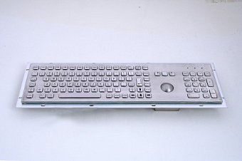 KB005K – Průmyslová nerezová klávesnice s trackballem do zástavby, CZ, USB, IP65