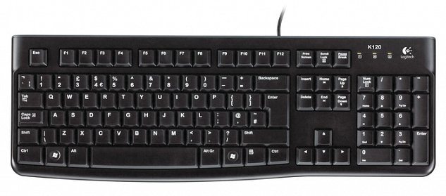 promo Klávesnice Logitech Keyboard K120 for Bus, CZ/SK