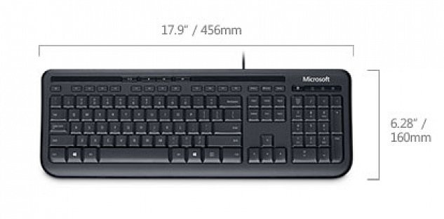 Microsoft Wired Keyboard 600 USB, CZ