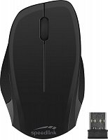 LEDGY Mouse - Wireless, Silent, black-black