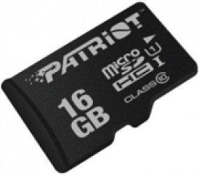 PATRIOT 16GB  microSDHC Class10 bez adaptéru