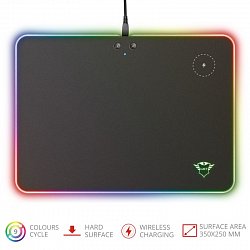 TRUST GXT 750 Qlide RGB Mousepad with wireless charging