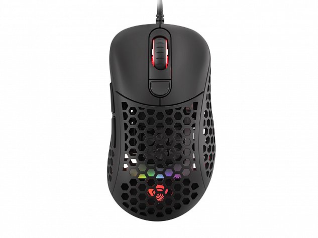 Ultralehká herní myš Genesis XENON 800, 16000 DPI, RGB, černá, PMW3389