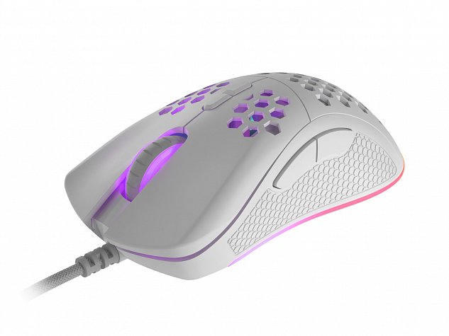 Herní myš Genesis Krypton 550, RGB, 8000 DPI, bílá, software