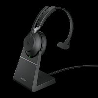 Jabra Evolve2 65, Link380a UC Mono Stand Black