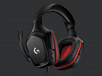 Náhlavní sada Logitech G332 Leatheratte - gaming headset