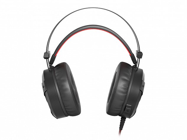 Herní sluchátka s mikrofonem Genesis Neon 360, Stereo, Vibrace, červené podsvícení