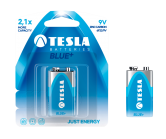 TESLA - baterie 9V BLUE+, 1ks, 6F22