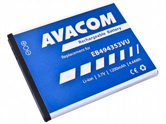 Baterie AVACOM GSSA-5570-S1200A do mobilu Samsung 5570 Galaxy mini Li-Ion 3,7V 1200mAh
