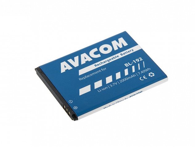 Baterie AVACOM GSLE-BL192-2000 do mobilu Lenovo A328 Li-Ion 3,7V 2000mAh (náhrada BL192)