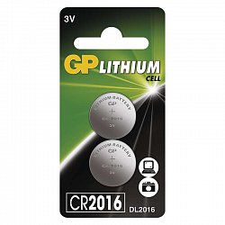 GP CR2016 Lithiová knoflíková beterie (2ks)