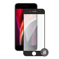 Screenshield APPLE iPhone SE (2020) Tempered Glass protection (full COVER black)