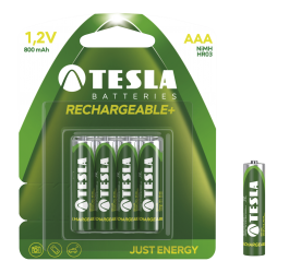 TESLA - baterie AAA RECHARGEABLE+, 4ks, HR03