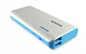 ADATA PT100 Power Bank 10000mAh bílá/modrá