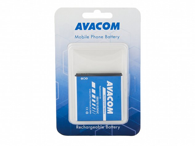 Baterie AVACOM GSSA-i9000-S1700A do mobilu Samsung S I9000 Galaxy S Li-Ion 3,7V 1700mAh