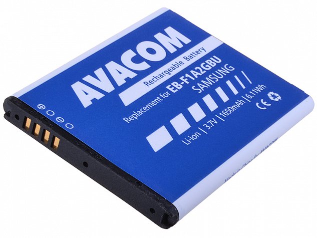 Baterie AVACOM GSSA-I9100-S1650A do mobilu Samsung i9100 Li-Ion 3,7V 1650mAh (náhrada EB-F1A2GBU)