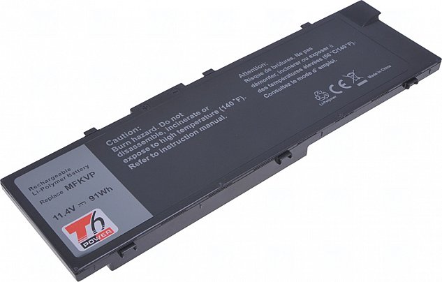 Baterie T6 power Dell Precision 15 7510, 7520, 17 7710, 7720, 7900mAh, 91Wh, 6cell, Li-pol