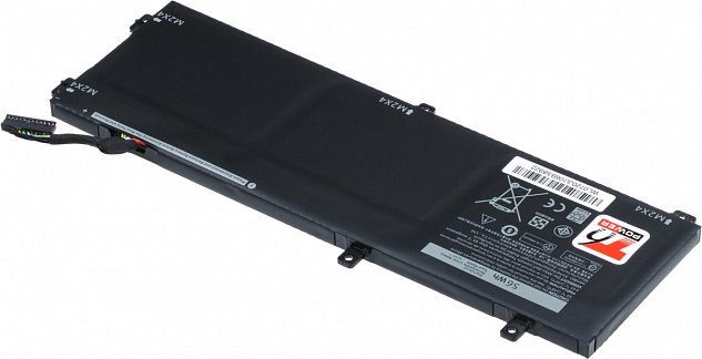 Baterie T6 Power Dell Precision 15 5520, 5530, XPS 15 9560, 9570, 4910mAh, 56Wh, 3cell, Li-pol