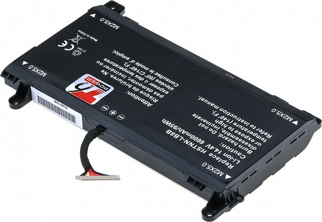 Baterie T6 power HP Omen 17-an000, 17-an100, 16pin, Geforce 1060/1070, 5700mAh, 82Wh, 8cell, Li-ion