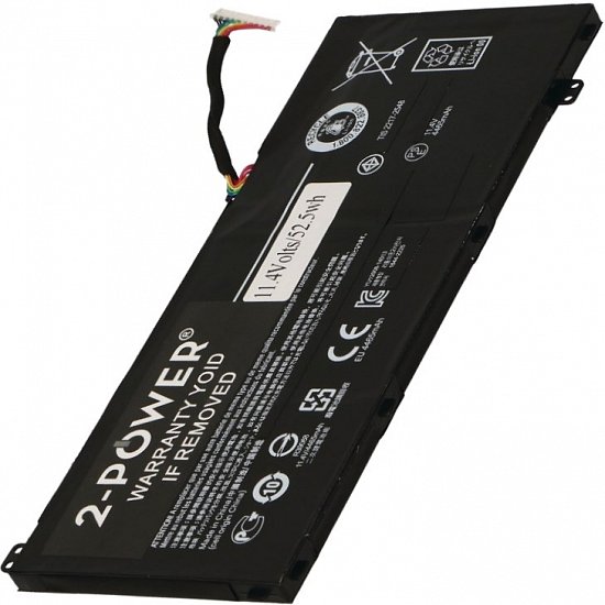 2-POWER Baterie 11,4V 4450mAh pro Acer Aspire VN7-571, VN7-572G, VN7-593G, VX5-591G, Spin SP314-51