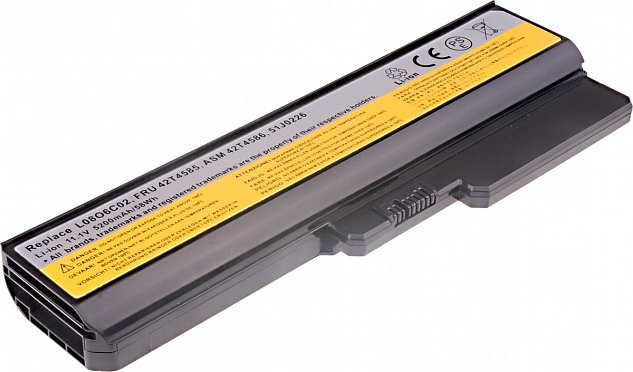 Baterie T6 Power Lenovo 3000 G430, G450, G530, G550, N500, IdeaPad V460, Z360, 5200mAh, 58Wh, 6cell