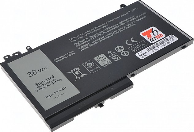 Baterie T6 power Dell Latitude E5450, E5550, E5250, 3150, 3160, 3420mAh, 38Wh, 3cell, Li-pol