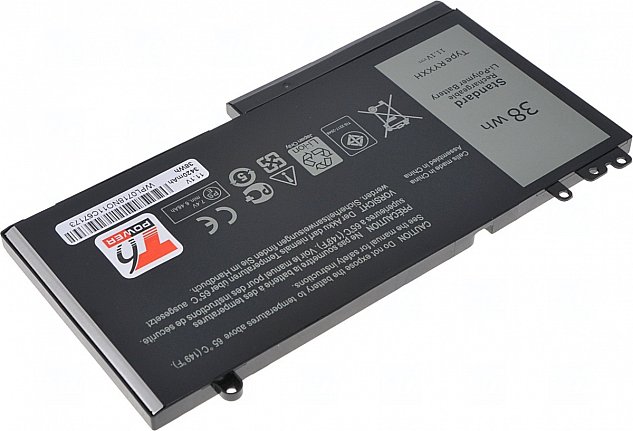 Baterie T6 power Dell Latitude E5450, E5550, E5250, 3150, 3160, 3420mAh, 38Wh, 3cell, Li-pol