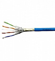 Kabel F/FTP Cat.6a 500 MHz 4x2xAWG23, LS0H modrý, Dca, 500m