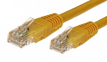 TB Touch Patch kabel, UTP, RJ45, cat6, 1m, žlutý