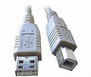 USB kabel typu AB, délka 3m HQ Black