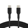 BELKIN kabel oplétaný USB-C - USB-C, 1m, černý