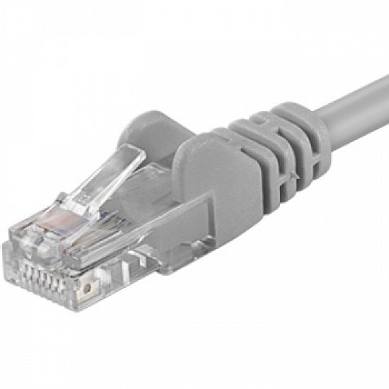 PremiumCord Patch kabel UTP RJ45-RJ45 level 5e 10m šedá